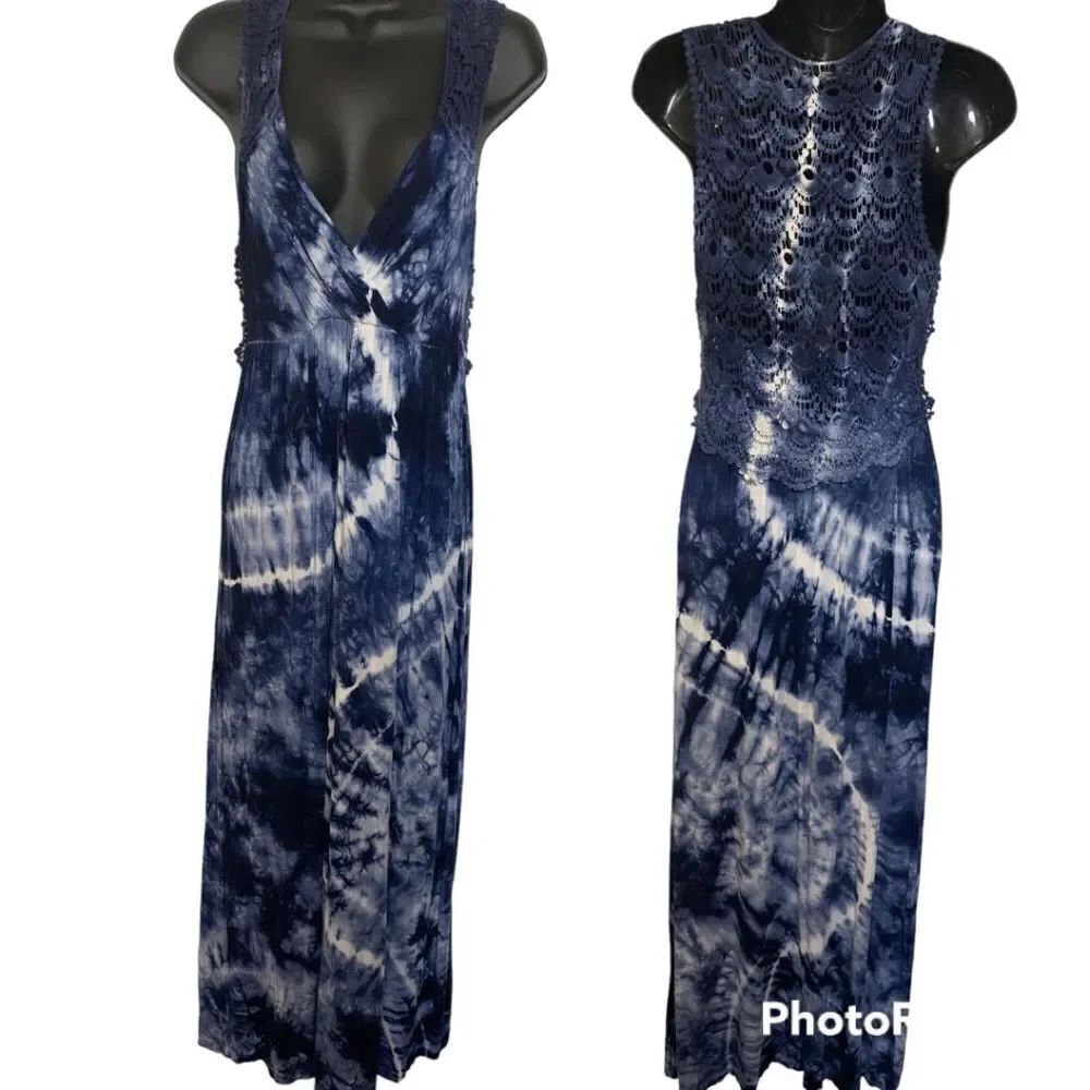 AB Studio Tie Dye Maxi Dress